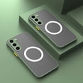 thumbnail image 7 of Matte Magnetic For Samsung Galaxy S23 S22 S21 S20 Ultra Plus FE A54 A53 A52 A32 A13 A34 4G 5G Case Frosted Wireless Charge Cover, 7 of 7