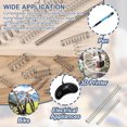 thumbnail image 7 of Compression Spring 6 mm OD 0.6 mm Wire 25 mm Free Length Extension Spring for DIY Projects (Silver Tone, Pack of 10), 7 of 7