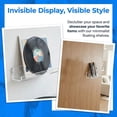 thumbnail image 2 of PULMCheerger Clear Acrylic Vinyl Record Shelf Wall Mount Display, 8 Pack Album Holder for Music Lovers, Transparent Floating Storage Rack, Space-Saving Solution, 2 of 8