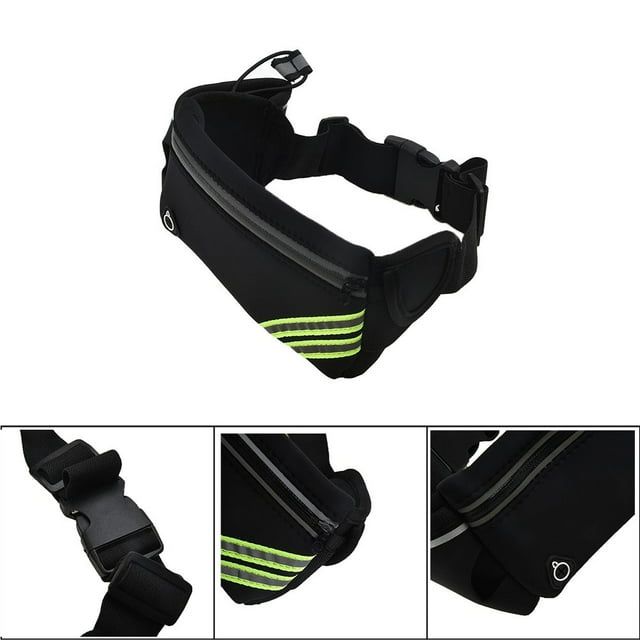 MYG Ceinture d'Hydratation pour Course, Sac Banane de Taille, Sac de Sport + Ensemble de Bouteilles d'Eau