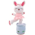 thumbnail image 3 of Vacemry Under $5 Singing Dancing Talking Toy, Interactive Electronic Plush Rabbit with Recording Function, Musical Toy with LED Lights for Kids, Rechargeable Animated Toy for Birthday Party, 3 of 9