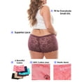 Barbra Women's Lace Boy Shorts Panties Regular & Plus Size Multi-Pack - Walmart.com