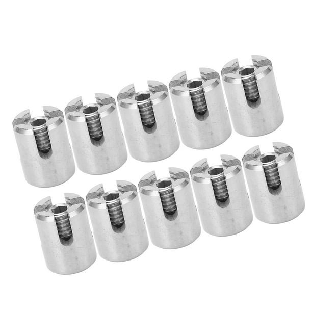 10 Unids Abrazadera de Cable de Alambre de Acero Inoxidable ANGGREK Barandilla 90 Grados