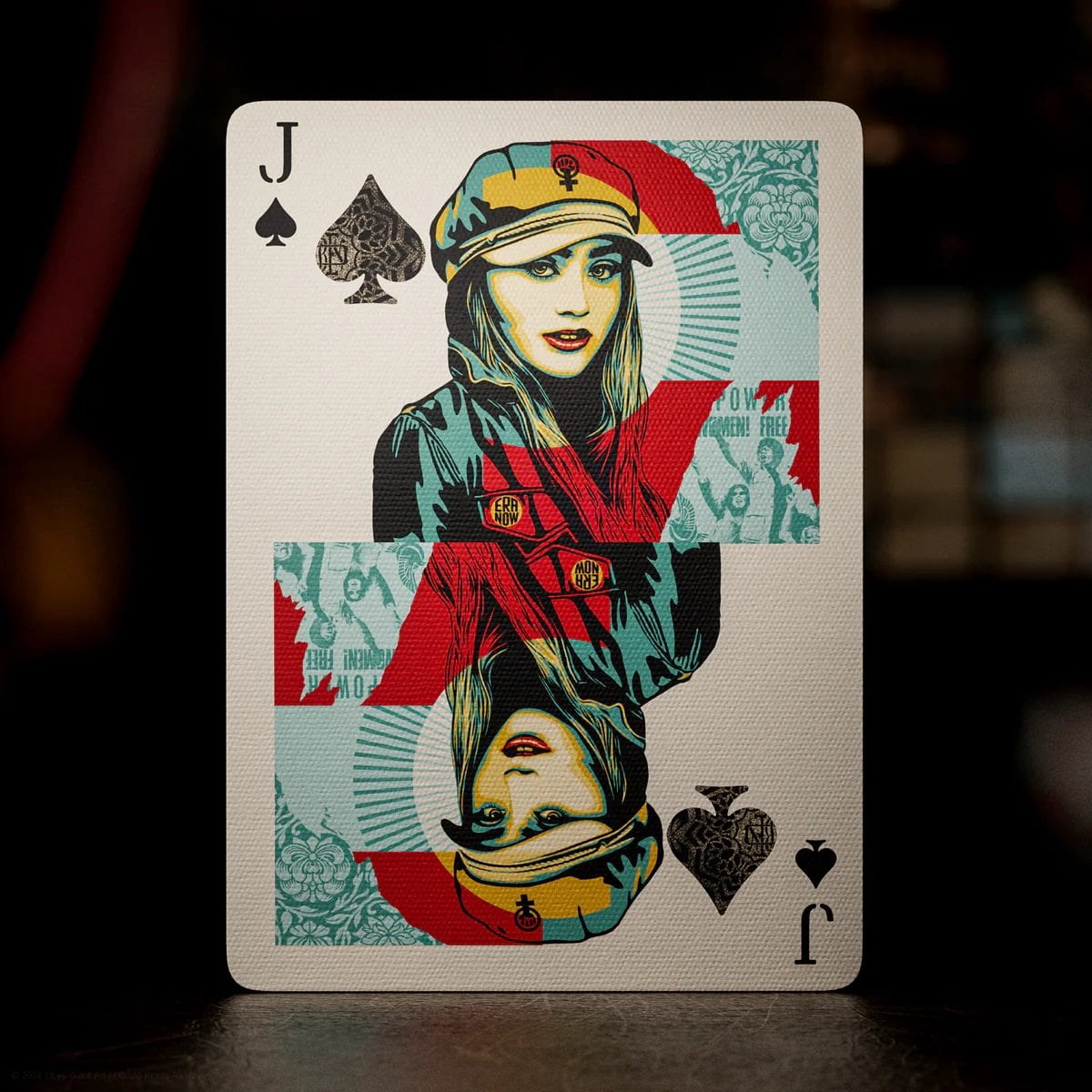 theory11 OBEY Gold Edition Premium Playing Cards, Poker Size Standard Index