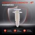 thumbnail image 5 of A-Premium 20 PCS Trim Door Panel Retainer Clip Fasteners Compatible with GM C & K Trucks 1993-2024, 5 of 9