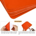 thumbnail image 4 of Uxcell 6Pcs Sofa Fabric Repair Patches Self Adhesive Fabric Patches 4.13" x 6.1" Orange, 4 of 5