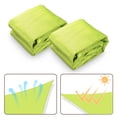 thumbnail image 3 of Yescom 2 Pack 25FT Triangle Sun Shade Sail Canopy UV Block Commercial Carpark Pool Camping Beach Outdoor Apple Green, 3 of 11