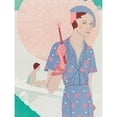 thumbnail image 3 of Renaud, M 12x14 Black Modern Framed Museum Art Print Titled - Art, Taste, Beauty, Leaves of Feminine Elegance, 3 of 5