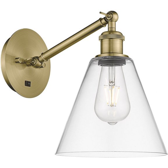 Innovations Lighting - Athens - 1 Light Wall Sconce In Industrial Style-12.38