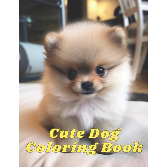 Cute Dog Coloring Book for Kids (Paperback)