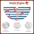 thumbnail image 3 of Rateoe Clown Fish Pattern Christmas Tree Skirt with Ties , Christmas Tree Decorations, Farmhouse Christmas Decor Xmas Holiday Decorations-36", 3 of 6