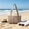 thumbnail image 6 of Mesh Beach Bag, Lightweight Beach Tote for Pool, Travel, and Shopping, Foldable Storage Bag with Shoulder Strap, 6 of 6