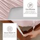 thumbnail image 4 of Juego de Sábanas Bedsure Ajustables con Bolsillo Profundo para Cama Matrimonial con Tecnología que Absorbe la Humedad, 4 of 9