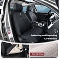 thumbnail image 3 of 2010 for CHEVROLET COBALT Seat Cover, Waterproof Leather 5 Seats Full Set Non-slip Protect and Upgrade Seats, Black Car Seat Covers, 4-Door Sedans Only, Upgrade the Car's Interior, 3 of 9