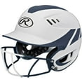 Rawlings Velo Senior 2Tone Softball Batting Helmet w Faceguard