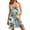 13#m Sky Blue, variant on Hawaiian Dresses for Women Strapless Mini Tube Dress Graphic Smocked Beach Cover Up Flowy Boho Sleeveless Dresses Resort Wear Royal Blue 2XL