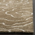 thumbnail image 6 of SAFAVIEH Soho Trinity Floral Wool Area Rug, Brown/Ivory, 3'6" x 5'6", 6 of 8