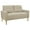 Beige, variant on Lacoo Mid-Century Loveseat Button Tufted 2 Seater Sofa, Gray Fabric