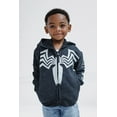 thumbnail image 2 of Marvel Spider-Man Venom Fleece Matching Family Zip Up Cosplay Hoodie Toddler to Big Kid, 2 of 5