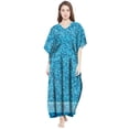 thumbnail image 2 of eloria Floral Printed Women's Oversized Maxi Kimono Kaftan Caftan Summer Beach Dress, 2 of 5