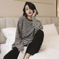 thumbnail image 5 of Womens Pajama Set Long Sleeve Sleepwear Scoop Neck Pjs Sets, 5 of 5