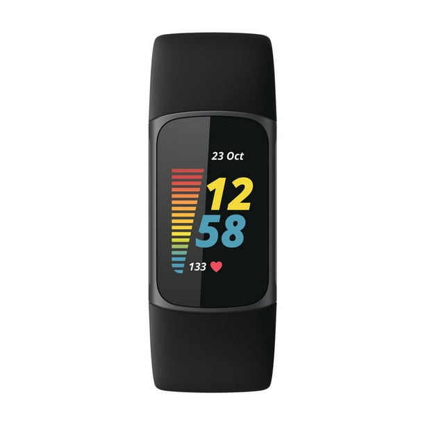 トレーニング用品 Fitbit Charge 5 Black Fitbit Charge 5 Advanced Health & Fitness Tracker - Black