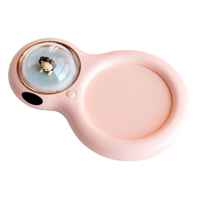 Abbracc Coffee Heating Pad Three-Speed Ddjustment Auto Shut Off for Tea Winter Water Pink