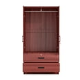thumbnail image 2 of Woodpeckers Furniture and Mattress 2-Door Wardrobe with 2-Drawers New Design, 2 of 6