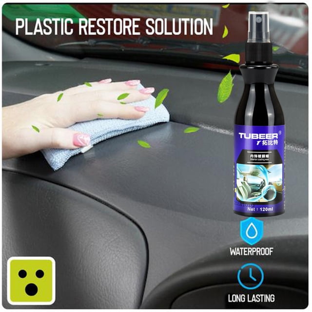 EGNMCR 120ML Automotive Interior Auto & Plastic Renovated Coating Paste Agent Maintenance Agent