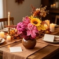 thumbnail image 6 of Yhmxh Fall Flower Picks, Autumn Floral Stems with Pumpkin Sunflower Maple Leaves, Artificial Harvest Bouquet Arrangement Stems for Vase Table Centerpiece Thanksgiving Farmhouse Home Decor, 6 of 6