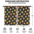 thumbnail image 2 of Blackout Kids Curtains,Music Bulldog Childrens Insulated Curtains Set Of 2,Bedroom Essentials,Toddler Room Decor 42x63in(106x160cm), 2 of 4