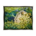 thumbnail image 3 of Stupell Industries Peaceful Sunflower Field Countryside Woodlands Barn Luster Gray Framed Floating Canvas Wall Art, 16x20, by MB Cunningham, 3 of 5