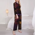 thumbnail image 4 of Lsque Five Nights At Freddy'S Pattern Long Sleeve Pajama Set for Women - Soft 2-Piece Sleepwear and Loungewear Set with Pockets, Comfy Nightwear, 4 of 8