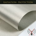 thumbnail image 4 of ANMINY Copper Fabric Nickel Faraday Fabric 42.5" x 4 Yards EMF RFID RF EMI Radiation Shielding Signal Block Protector, Silver, 4 of 8