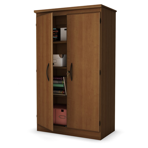 South Shore Morgan 2-Door Storage Cabinet, Morgan Cherry