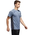 thumbnail image 2 of adidas Men's Training Essentials Raglan Tech Tee,Raw Steel/Carbom, Med, 2 of 4