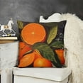 thumbnail image 2 of SHANXI Throw Pillow Covers Decorative Pack Pillow Cases Farmhouse Decor Black White Buffalo Check Frame with Fruit Cushion Cover 24x24in, 2 of 5