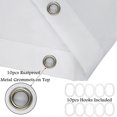 thumbnail image 2 of Shower Curtain Tropical Beach 180x200cm Starfish And Shells With Hooks On White Beach Shower Curtain, 2 of 5