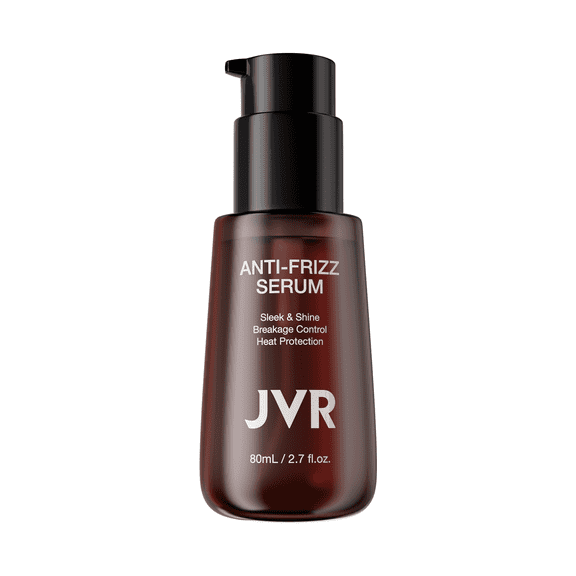 JVR Hair Oil - For Curly and Dry Hair, Heat Protection Oil for Frizz Control, Damaged Hair, Keratin Conditioner, Adds Shine to Hair, Smoothes Split Ends, Anti-Frizz Hair Care 2.7 oz