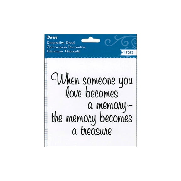 Darice Word Decal 6x6 Someone You Love