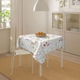 thumbnail image 5 of Square Tablecloth 54 X 54 Inch, Floral Table Cloth, Farmhouse Tablecloths for Kitchen Tables, Washable Spill Proof Polyester Table Cover for Party Dining Room Decoration, 5 of 6
