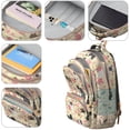 thumbnail image 4 of Pugs and Flowers Backpack for School,Cute School Bag,Schoolbag with Adjustable Shoulder Straps & Padded Back,16.9 Inch, 4 of 5