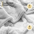 thumbnail image 3 of Giantex Electric Throw Heated Blanket, Soft Fast Heating, Grey, 5 Heat Settings, 3 Hours Auto-Off, Machine Washable, 60' x 50', 3 of 8