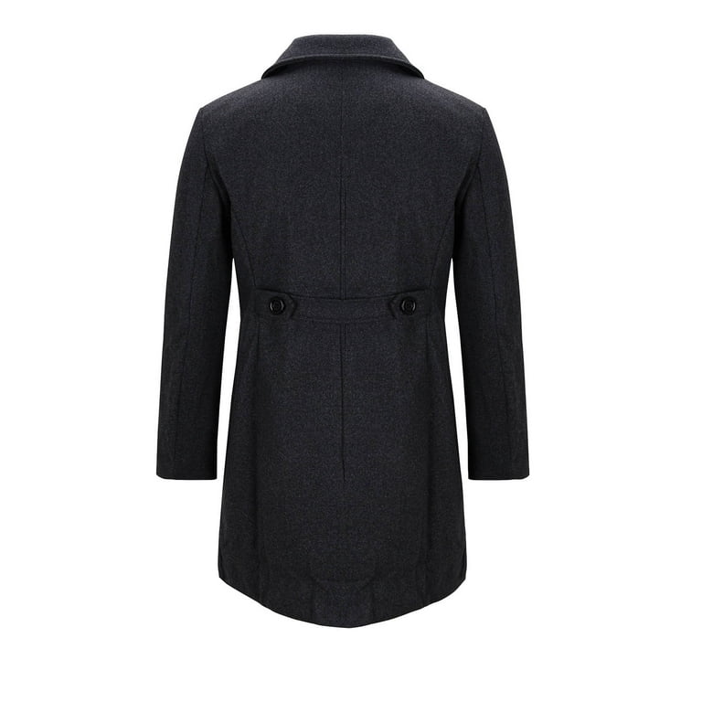 Olyvenn Men's Long Trench Coat Outdoor Windbreaker French Olyvenn Men's Long Trench Coat Outdoor Windbreaker French