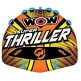 thumbnail image 1 of WOW Watersports Super Thriller Inflatable 3-Person Towable Boating Deck Tube, 1 of 3