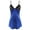 Blue, variant on Lingerie For Women Plus Size,Lingerie for Women Lace Sheer V Neck Chemise See Through Floral Eyelash Nightgown Negligee Dress Blue,S