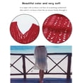 thumbnail image 5 of Beach Cover Up for Women Summer Crochet Swimsuit Cover Up Swimwear Bathing Suit Cover Ups with Tassel Shermie, 5 of 6