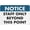 Warning Sign 4, variant on Notice No Smoking Violation Will Result In Disciplinary Action Warning Security Outdoor Sign - 8"x12", Reflective, Weatherproof - Office, School, Hospital, Workplace