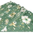 thumbnail image 3 of Coolnut Green Wildflowers Shower Curtain Bathroom Decor Watercolor Shower Curtain Sets Fabric Cloth Bathroom Curtains with Hooks 60x72 Inch, 3 of 6