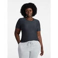 thumbnail image 3 of Athletic Works Women's and Women's ButterCore Tee with Silvadur Finish, Sizes XS-4X, 3 of 6
